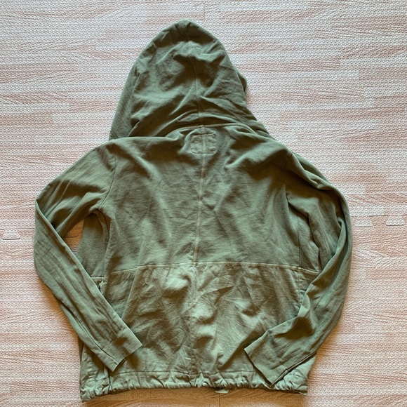 Anthro Postmark Army Green Anorak Hoodie - Picture 3 of 6